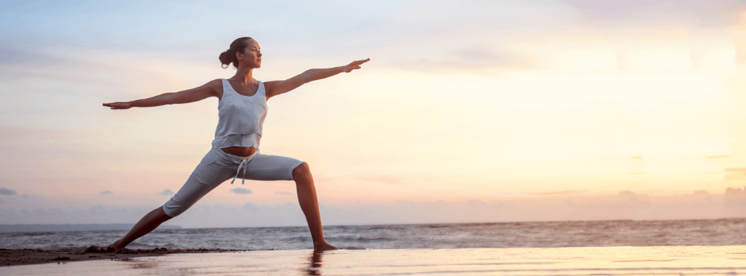 joga na plaży